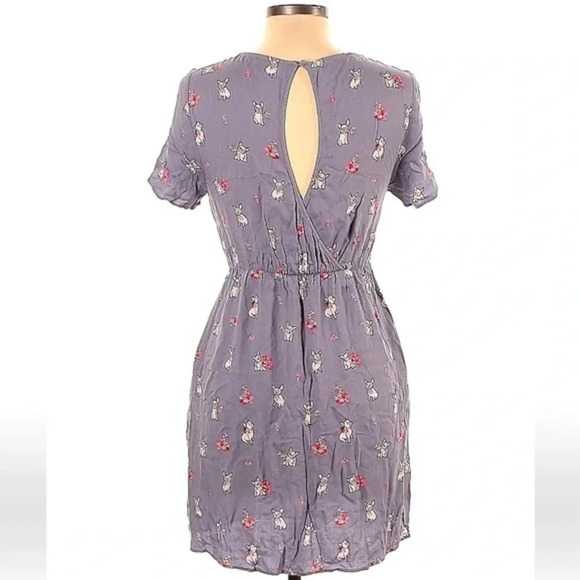 Oliver Bonas Violet Rufus Frenchie Dog Print Dress French Bulldogs Size 10 M - Picture 2 of 16
